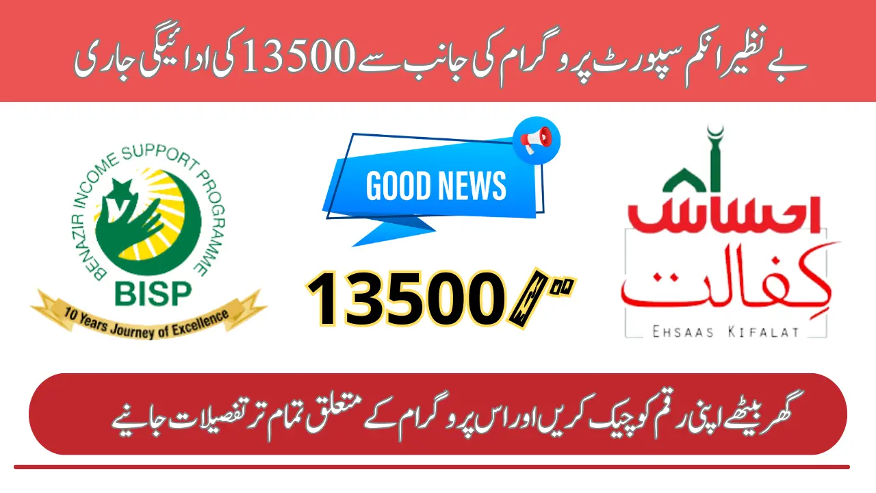 Benazir 13500 Payment Check Your Status And Get New Payment Of 2025